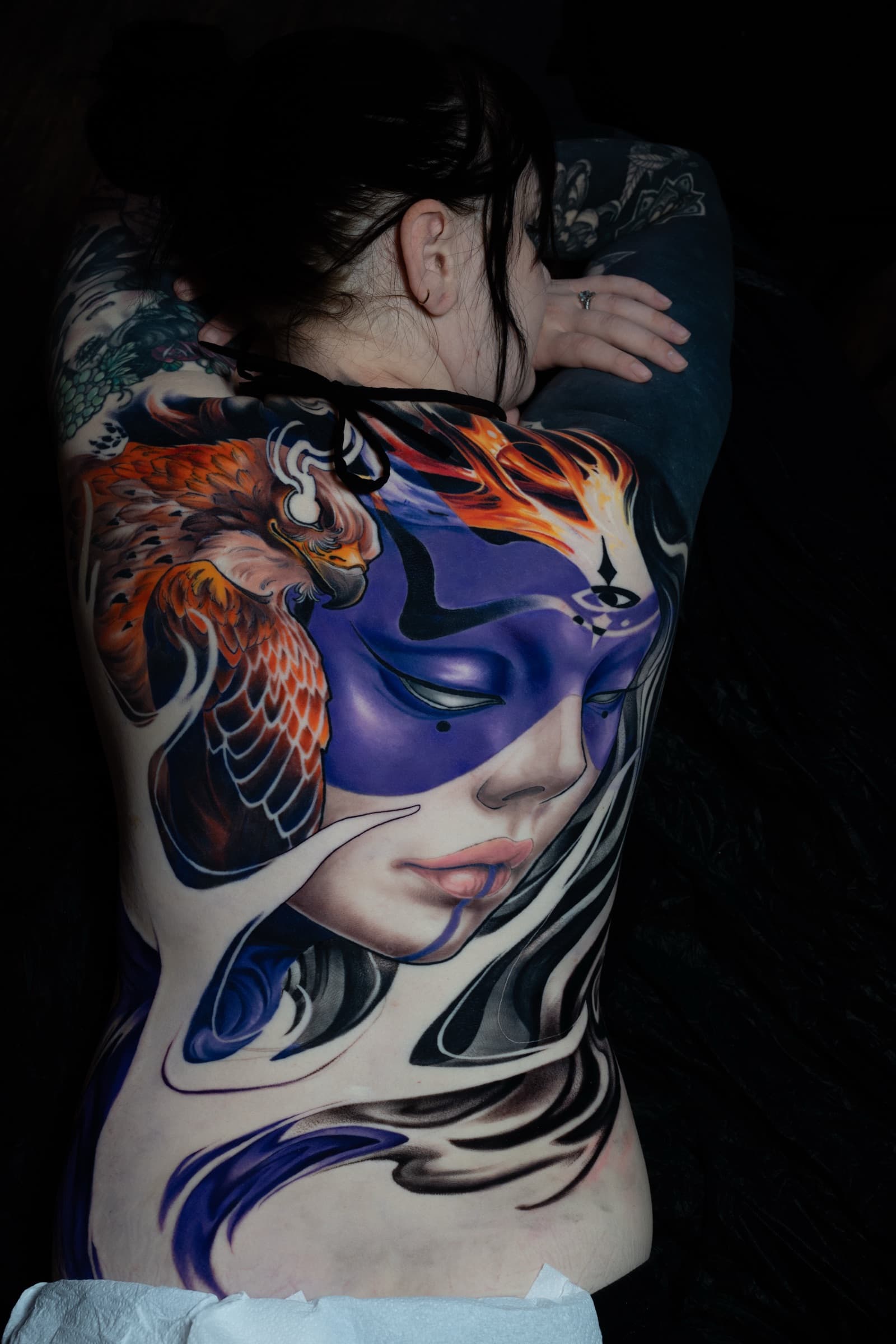 Custom colour illustration tattoo by veda.ink